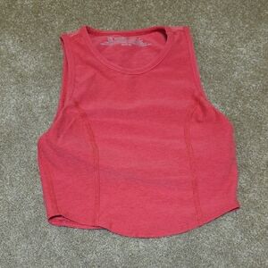 Beyond Yoga Coral Sleeveless Crop Top